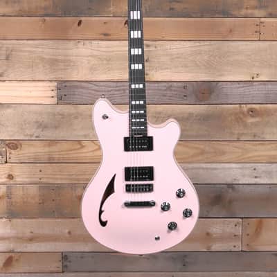 EVH Limited Edition SA-126 Special Semi-Hollow Guitar Satin Shell Pink w/ Case image 4