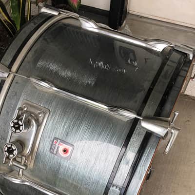 22” Premier Bass Drum 1960’s Grey Shimmer Kick Drum image 5