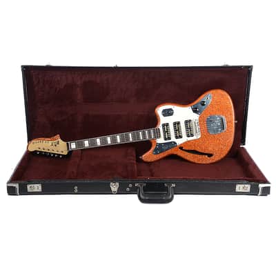 Bilt S.S. Zaftig Tangerine Flake w/3 Lollar Gold Foil Pickups, Block Inlays, & Mastery Vibrato image 14