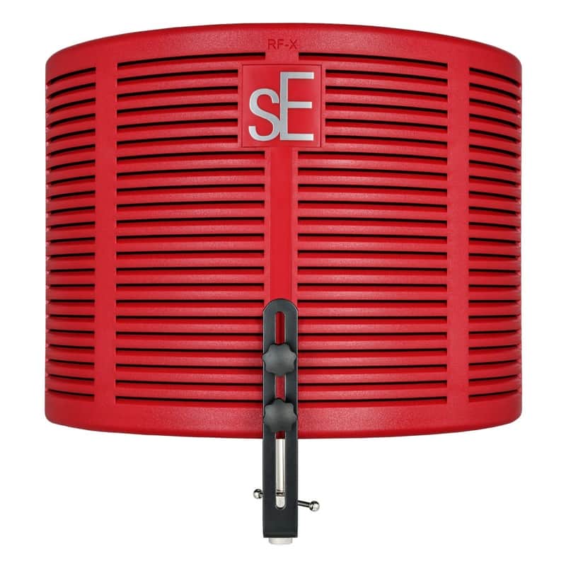 sE Electronics RF-X RB Portable Isolation Filter X, Red Shell/Black Foam image 1