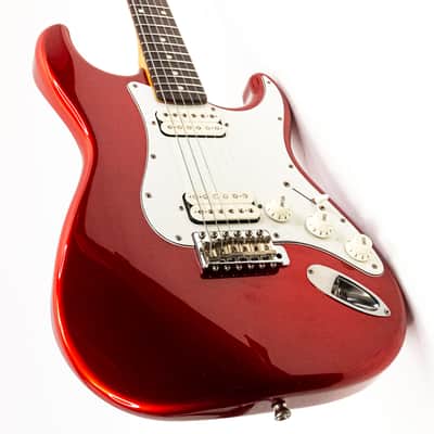 2002 Fender Japan ST-43HM Stratocaster HH Candy Apple Red MIJ w/ Manual image 11