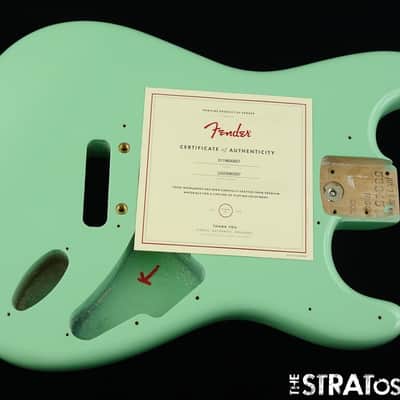 USA Fender JEFF BECK Stratocaster Strat BODY Guitar Surf Green $10 OFF image 2