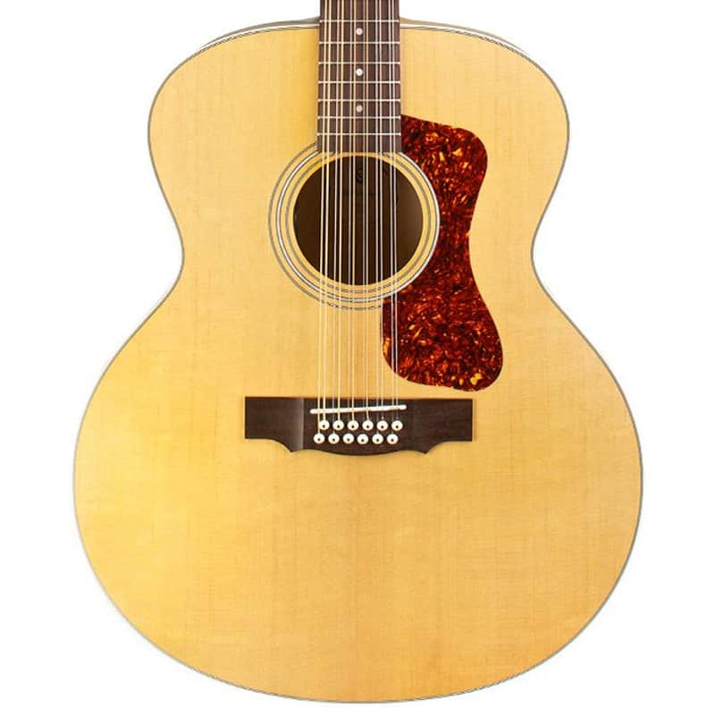 Guild F-2512E Maple 12-String Jumbo Acoustic Guitar - Blonde Satin image 1