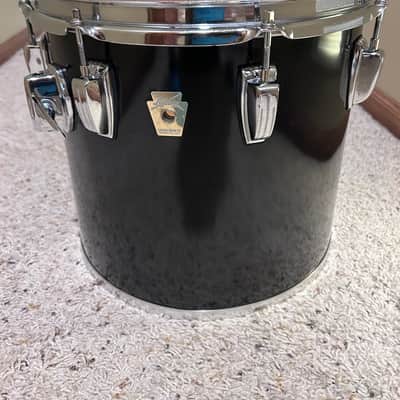 Ludwig Concert Toms 15” and 13” with Ludwig Double-Tom Stand - Black Cortex Finish image 6