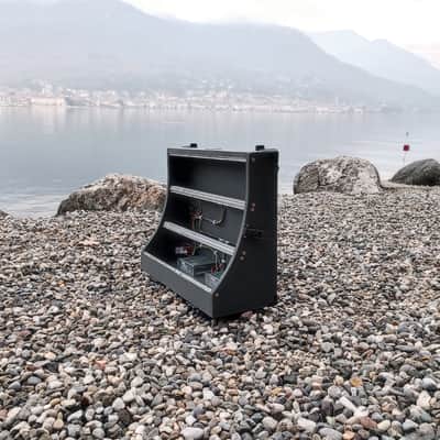 9U Eurorack Case Powered (or not), 84 o 104 hp, patched resealable modular synthesizer image 13