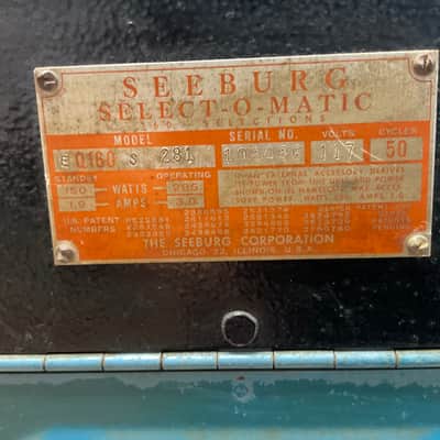 SEEBURG  Q160S JUKE BOX 1960 image 9
