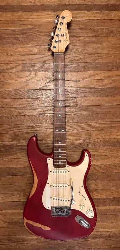 Vintage 1994 Fender Stratocaster Squier Bullet Series Rebadged as 50s Fender Road Worn