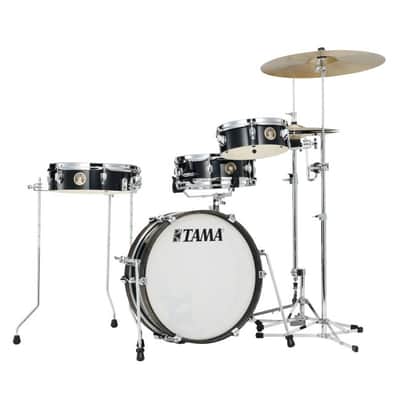 TAMA LJK48P-HBK Club-JAM Pancake Kit 18-10-13-12 Shellset ohne Hardware/Becken hairline black image 1