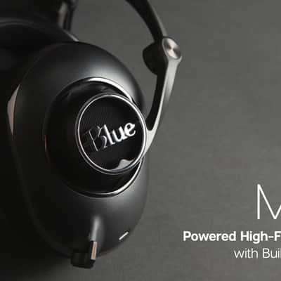 Blue Mix-Fi Powered Headphones with Built-In Amplifier image 10
