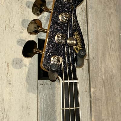 NEW Fender Gold Foil Jazz Bass - Black Sparkle, In Stock and Ships Fast and Free! Pro Setup Included! image 6