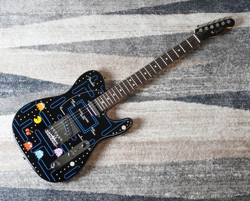 *NEW IN BOX* Fender Limited Edition PAC-MAN Player II Telecaster 2026 Black with PAC-MAN Graphic image 1