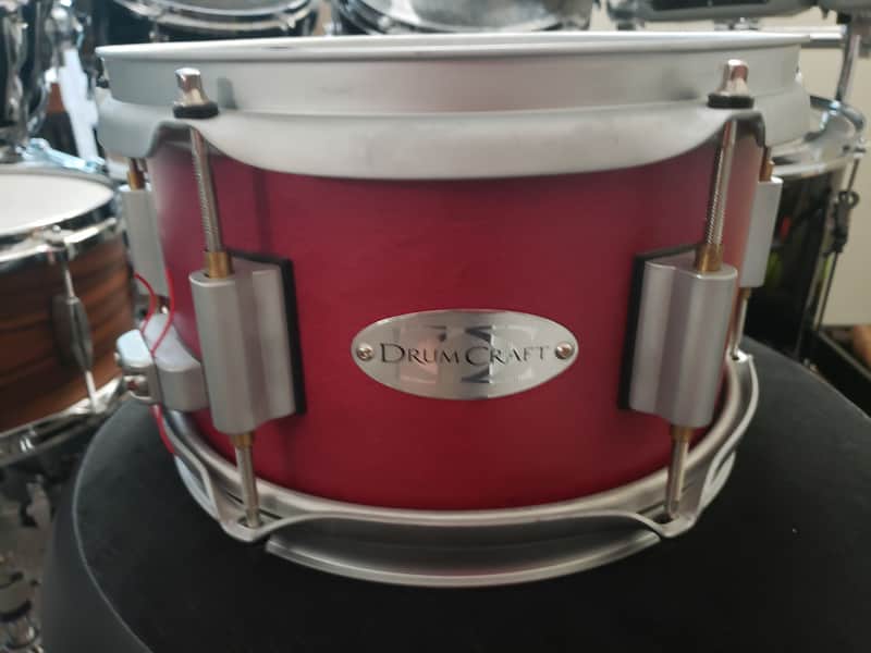 Drumcraft Series 8 Maple 10x6 Snare Drum  Artist Purple image 1