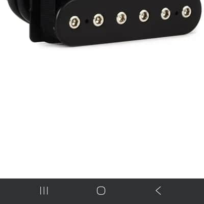 DiMarzio DP713BK Titan 7 String Neck Humbucker 2010s - Black image 2