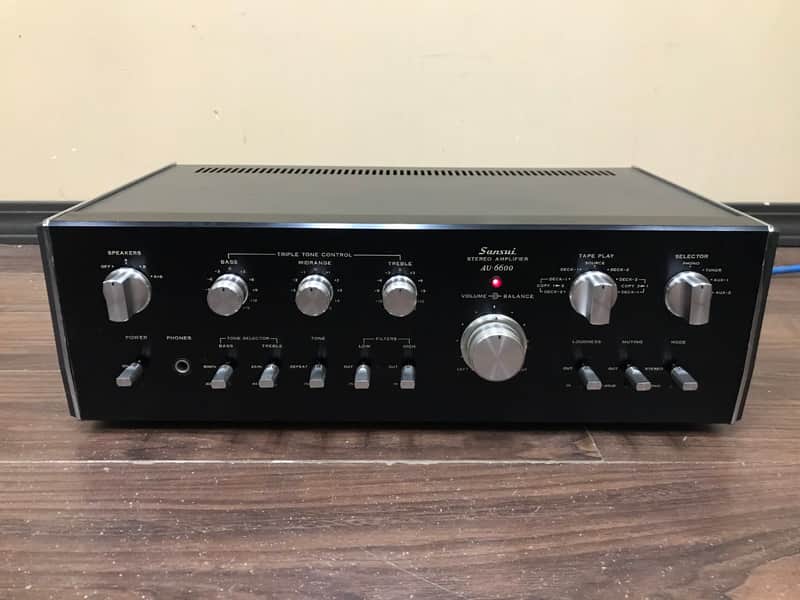 Vintage Sansui AU 6600 Stereo Amplifier | Reverb Canada