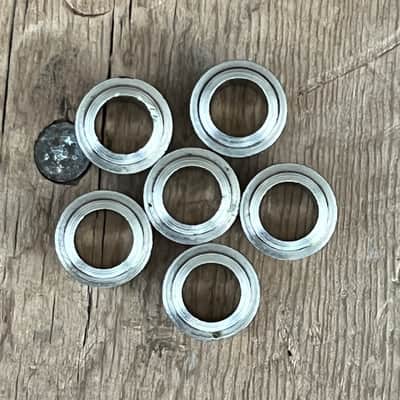 Unbranded Tuner ferrules bushings Gibson Epiphone Mosrite Martin 1960's - Metal image 1