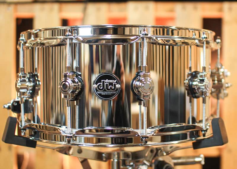 DW 6.5x14 Performance Chrome over Steel Snare Drum - DRPM6514SSCS image 1