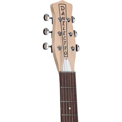 Danelectro STOCK 59-VINT AQUA Stock '59 Double Cutaway Shorthorn Shape 6-String Electric Guitar image 3