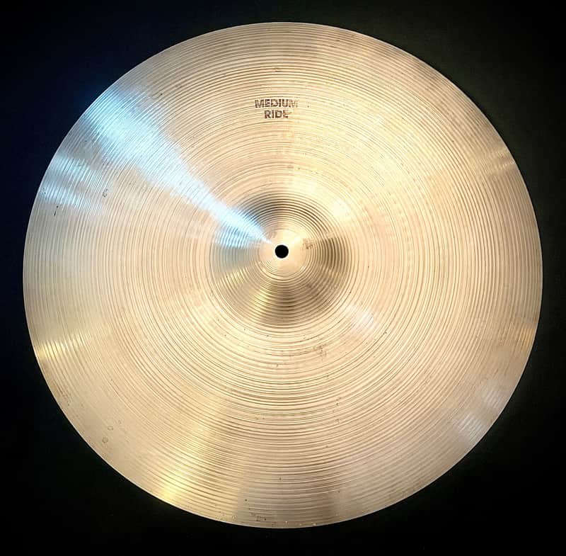 Vintage 70’s Zildjian A 20” Hollow Logo Medium Ride Cymbal (50 Years Old) image 1