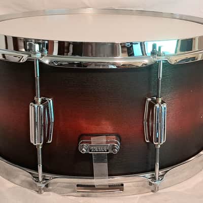 MP SPECIAL CUSTOM MAPLE SNARE DRUM Fresh - Crimson Ebony Satin image 3