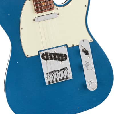 Fender American Ultra Luxe Vintage '60s Custom Telecaster Electric Guitar. Rosewood Fingerboard, Lake Placid Blue image 3