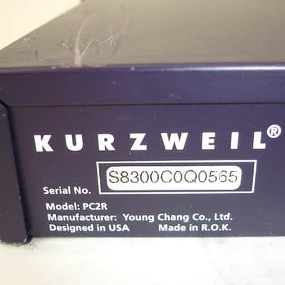 Kurzweil PC2R Rackmount Digital Sound Module 2000s - Black image 9