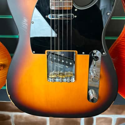 Fender Ltd Ed American Performer Timber Telecaster 2-Colour Sunburst 2024 Guitar image 7