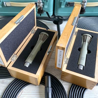 1974 Matched Stereo Pair Of Lomo 19A19 Tube Condenser Microphones w/Consecutive Serial Numbers image 15