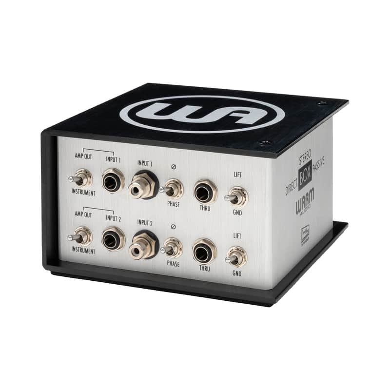 Warm Audio WA-DI-P2 Transformer-Balanced Passive Stereo DI 2-Channel Direct Box image 1