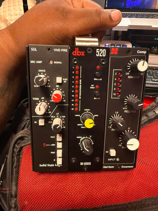 dbx 520 500 Series De-Esser Module 2010s Black image 1