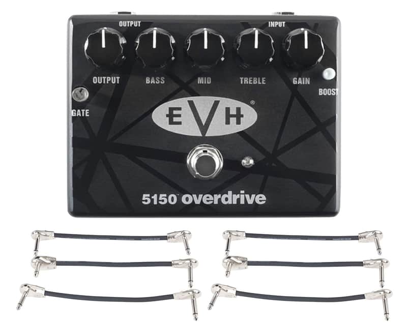 MXR EVH 5150 Overdrive + 2x Gator Patch Cable 3 Pack image 1
