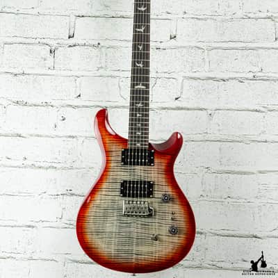 PRS SE Custom 24-08 Charcoal Cherry Burst w/ bag (#3769) image 3