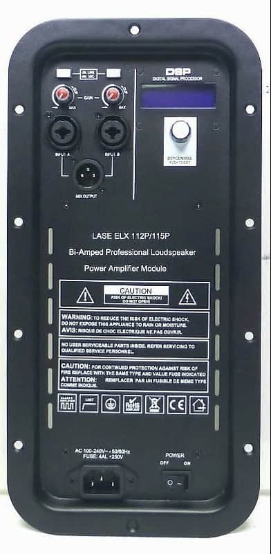 LASE Replacement Amplifier Module for Electro Voice EV ELX112P/115P Powered Speaker w/ DSP image 1