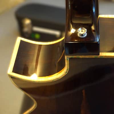 Hewett Brazilian Rosewood Grand Concert Cutaway – Handwritten Spec Sheet, Documented Build, Excellent Condition image 9