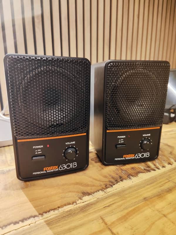 Fostex 6301B PAIR - 2 Units - mid 2000 - Black | Reverb