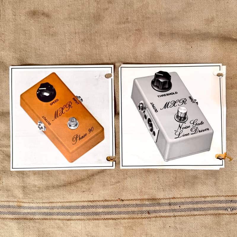Vintage 1970's MXR Phase 90 & Noise Gate Line Driver Pamphlets-Paperwork-Flyers image 1