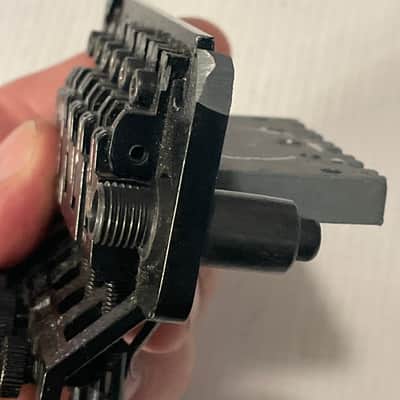 2000's Electric Guitar Black Licensed Floyd Rose Double Locking Tremolo Guitar Bridge image 10