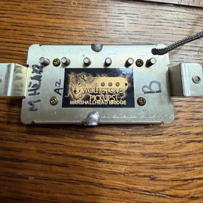 Wolfetone Marshallhead Bridge (A2) black pickup, vintage braid image 2
