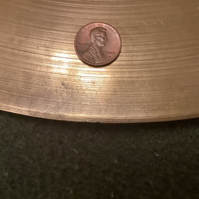 15” Istanbul K Zildjian crash cymbal - Old Stamp - 944 grams - made in the 1950s image 8
