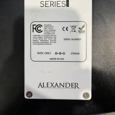 Alexander Pedals Luminous Phaseshifter 2023 - Present White w/ Expander Switch image 2