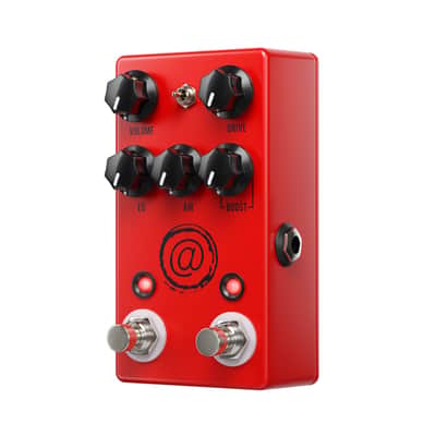 Mint JHS AT+ Andy Timmons Signature Channel Drive Guitar Effect Pedal - Red image 2