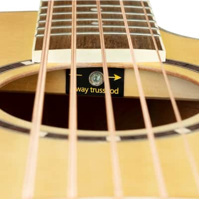 Ortega D7CE-5 - Acoustic Electric 5-String Bass Medium Scale Ortega Spruce Mahogany Cutaway image 11