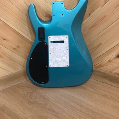 Warmoth Soloist Korina Guitar Body Sherwood Green image 2