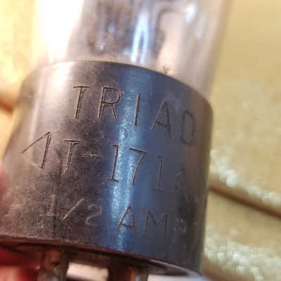 RCA Type 71A Antique tNOS AT1000 TESTED Vacuum Tube Engraved Globe Power Amplifier CX371 1926-1930 image 4