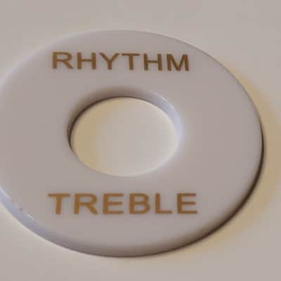 LP Style Switch Plate White by Budreau Guitars image 2