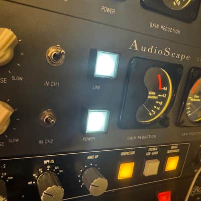 AudioScape Engineering Co. DC-101 D-COMP 2-Channel Limiter / Compressor 2018 - 2021 - Green image 3