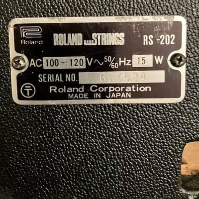 Roland RS-202 61-Key String Synthesizer 1976 - 1979 - Black image 14