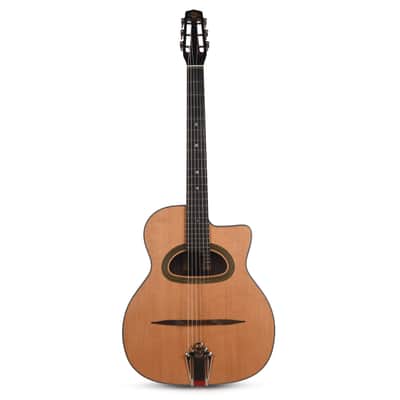 Eastman DM3 Grand Bouche Sitka Spruce/Rosewood Gypsy Jazz Acoustic Natural image 4
