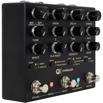 Walrus Audio Qi Etherealizer Pedal, Black image 2