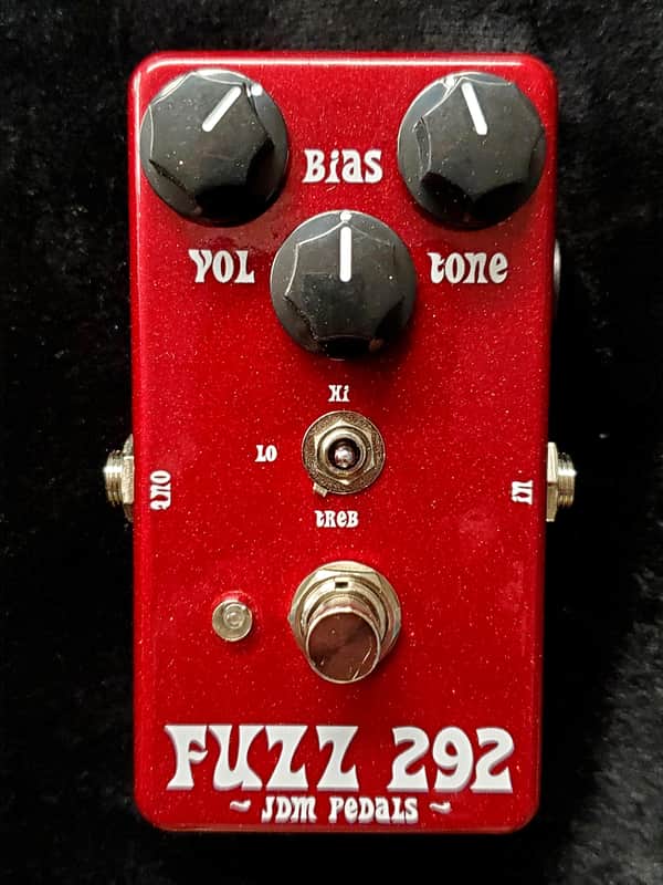 JDM Pedals Fuzz 292 | 3-knob / Side Jacks | Vintage BC183 Silicon Fuzzface / Colorsound 1-knob Style image 1