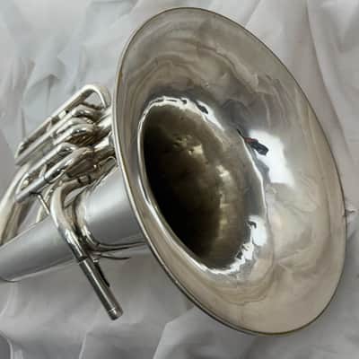 Yamaha YEP-201S Standard Euphonium 2010s - Silver-Plated image 3